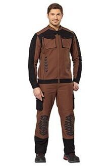 Костюм Хаммер с брюками коричневый с черной отделкой. Оптовую цену уточняйте у менеджера!!!!